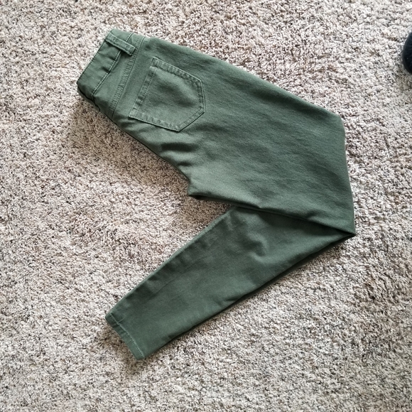 Blue Spice Olive High Waist Skinny Jeggings Size 0 - Picture 5 of 11